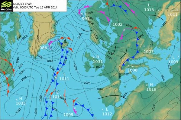 Synoptická mapa